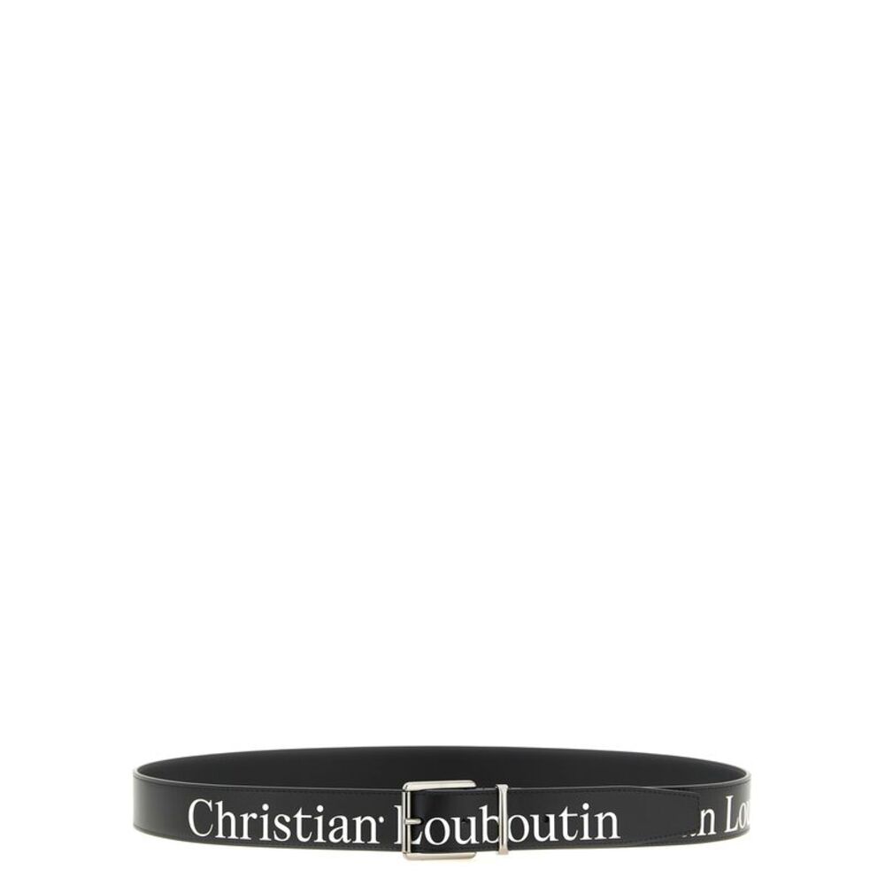 Christian Louboutin Black Calfskin Regular Men's Belt